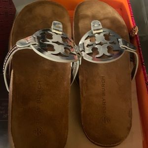 Brand new with box Miller cloud sandals.